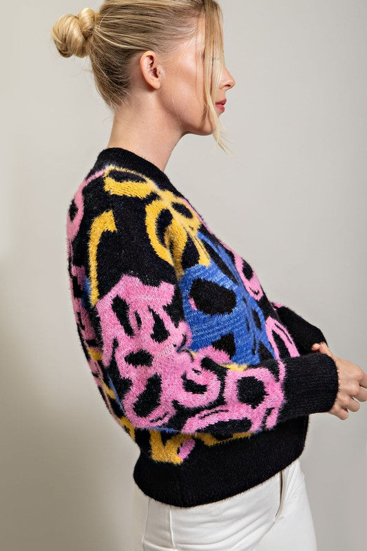 Color Bloom Sweater