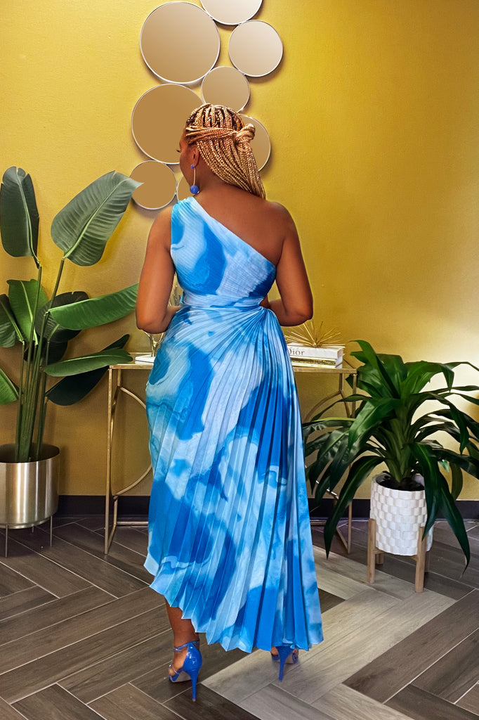blue ranch dressing Kiki Dress(Sky Blue) Medium