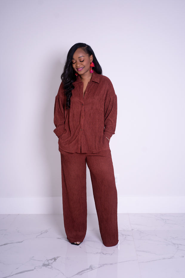 Chic effortless Set (rust)