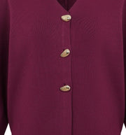 Burgundy Poise Skirt Set