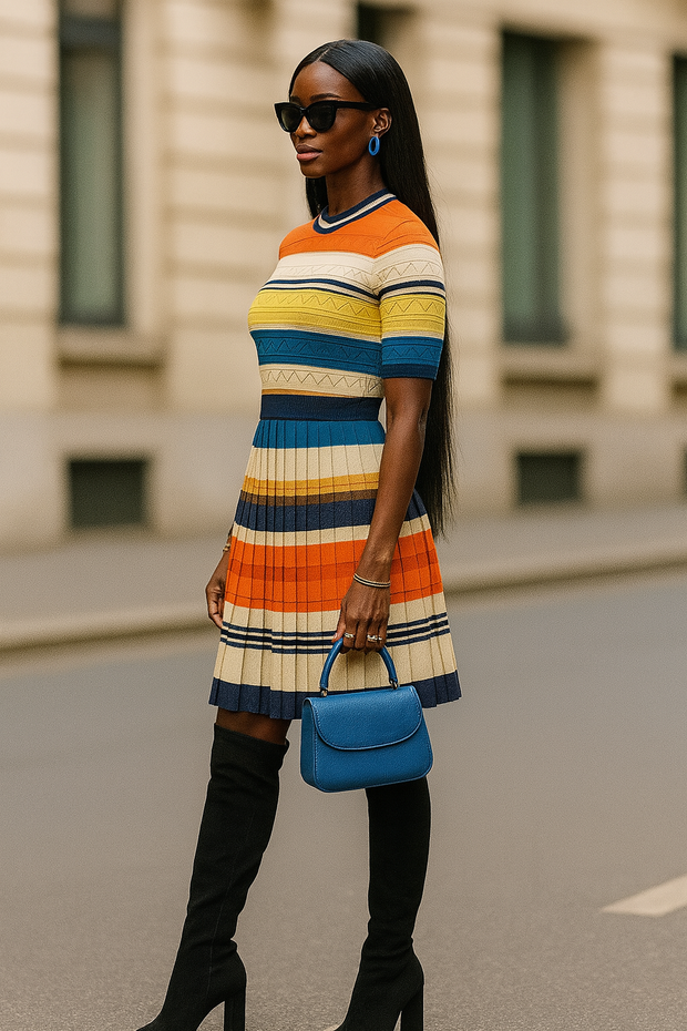 Stripe Knit Set