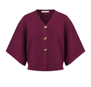 Burgundy Poise Skirt Set