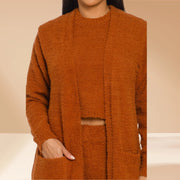 Mocha Cozy Knit Lounge Set