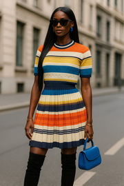 Stripe Knit Set