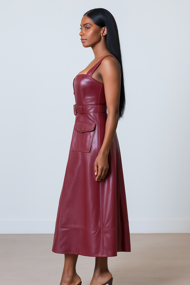 Monroe Luxe Belted Dress