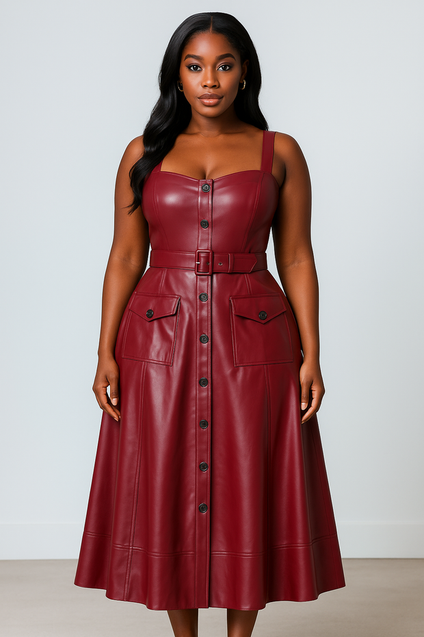 Monroe Luxe Belted Dress