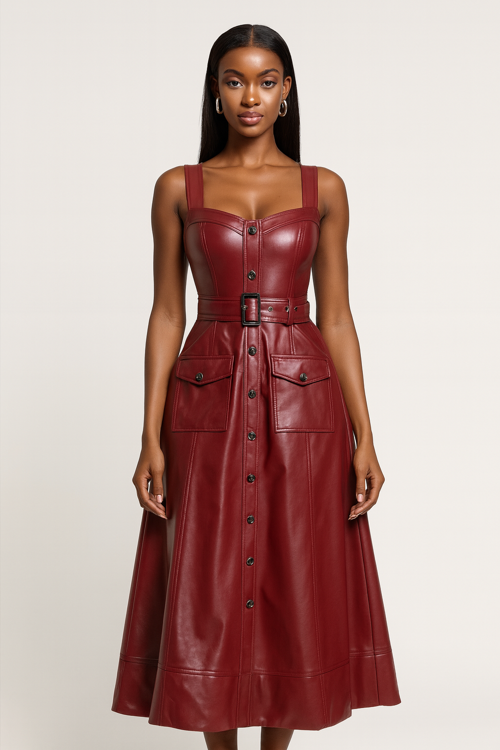 Monroe Luxe Belted Dress S