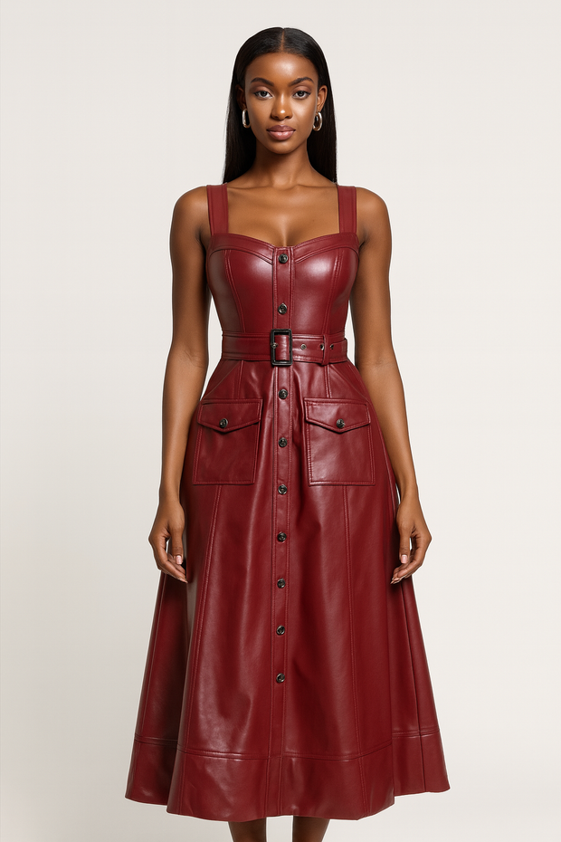Monroe Luxe Belted Dress