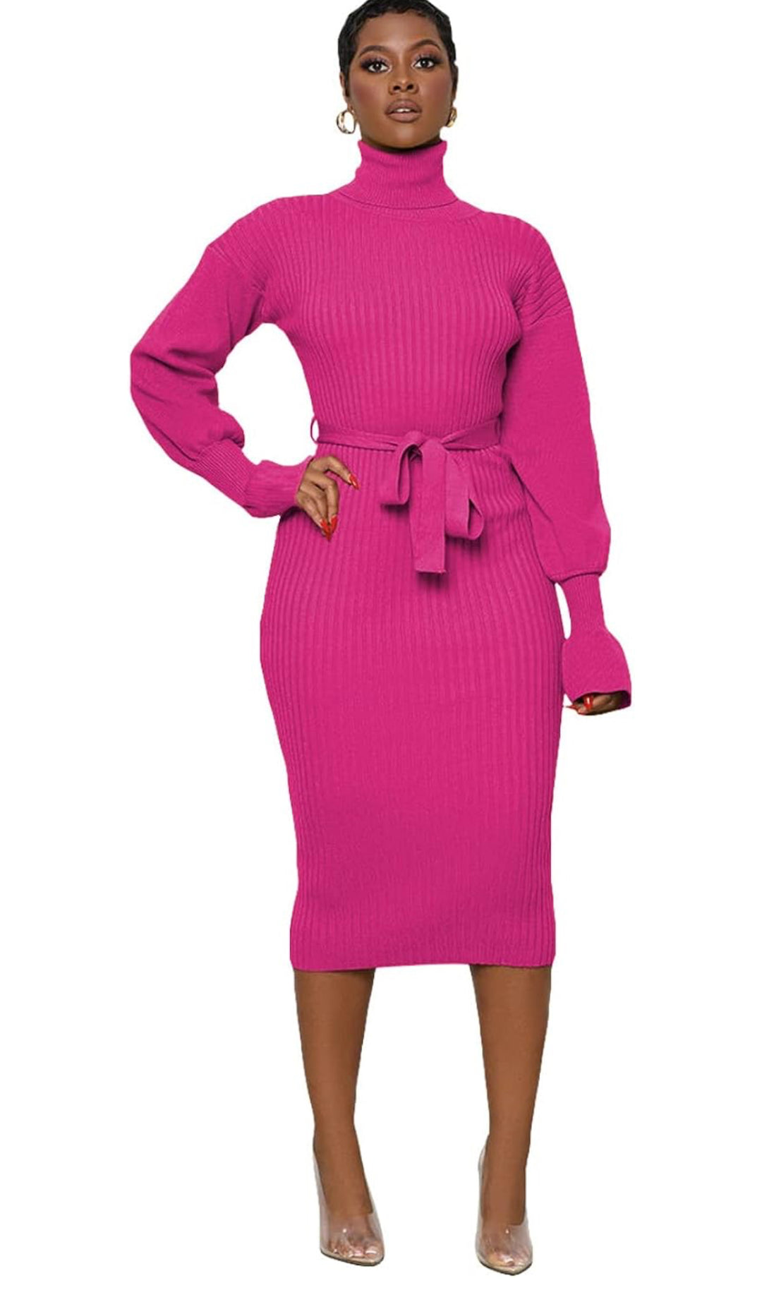pink turtleneck dress Tiffy Mohair Hot Sweater T2241 You are going to love this sweater dress wherever you go Pink Turtleneck Dress Small
