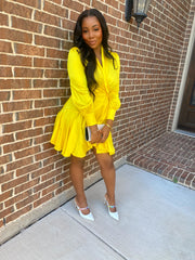 Tonia Dress Yellow